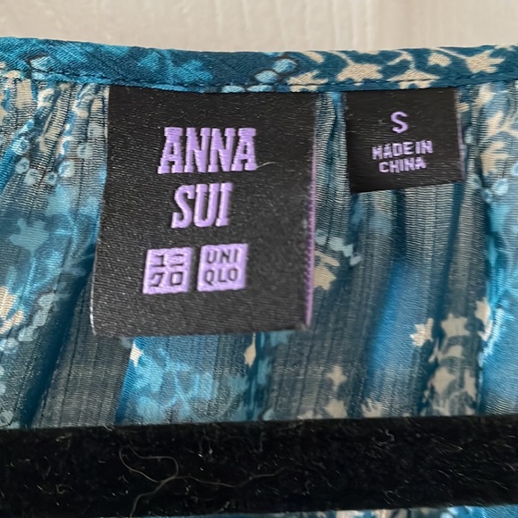 Anna Sui for Uniqlo sheer boho blouse - Picture 6 of 10